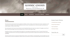 Desktop Screenshot of kosmic-gnosis.org