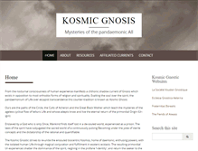 Tablet Screenshot of kosmic-gnosis.org